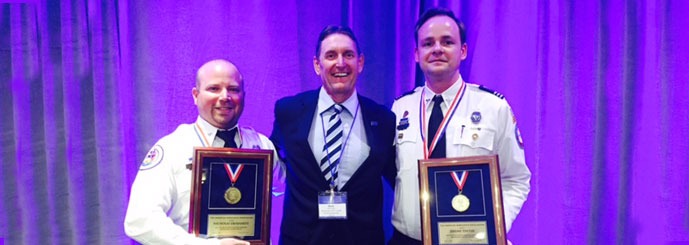 Two Sunstar Paramedics employees receive national award