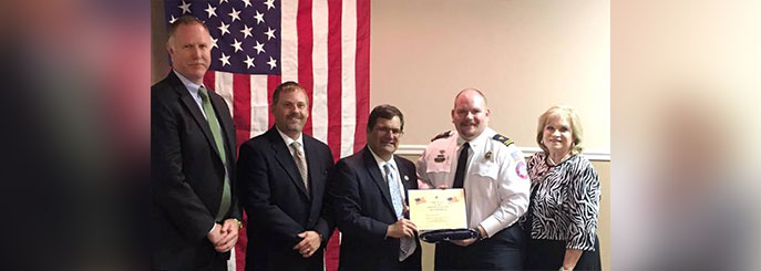 Sunstar Paramedic Jared Sorensen honored by Congressman Bilirakis